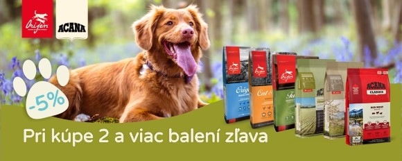 acana orijen kúp zo zľavou 5% a doručíme zdarma