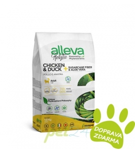 Alleva HOLISTIC cat adult chicken, duck, aloe vera 10kg