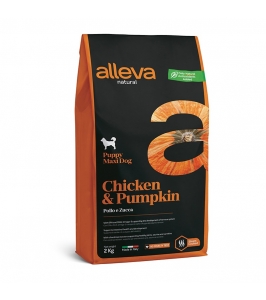 ALLEVA NATURAL dog Chicken & pumpkin puppy maxi 2 kg