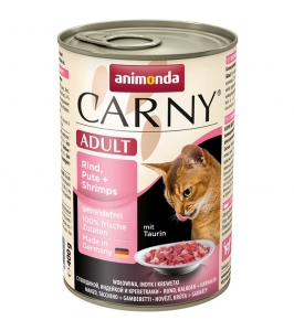 Animonda Carny Adult hovädzie, morka a krevety 400g
