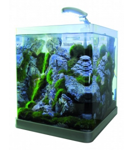 Nano- akvarijný set 21l black