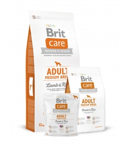Brit Care adult medium breed lamb rice 3kg