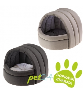 domček pre psov ALVEO BROWN, DOVE GREY