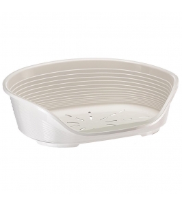plastový pelech pre psov siesta Deluxe 6/65 Biela  -