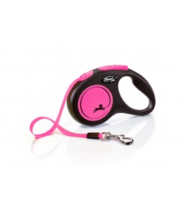 Flexi NEON S 5m/15kg páska, ružová