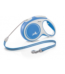 Flexi New COMFORT lanko M 8m/20 kg modrá