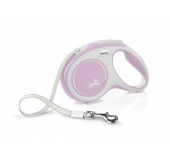 Flexi NEW COMFORT páska M 5m/25kg ružová