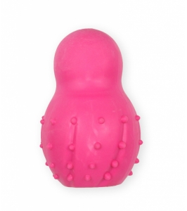 TPR SNOWMAN PINK hračka pre psa
