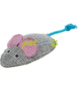 Trixie XXL myš s catnipom pre mačky MIX farieb